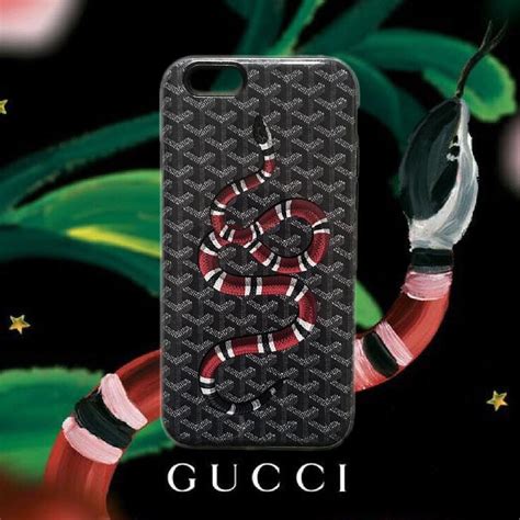 goyard gucci snake case|Gucci iphone case.